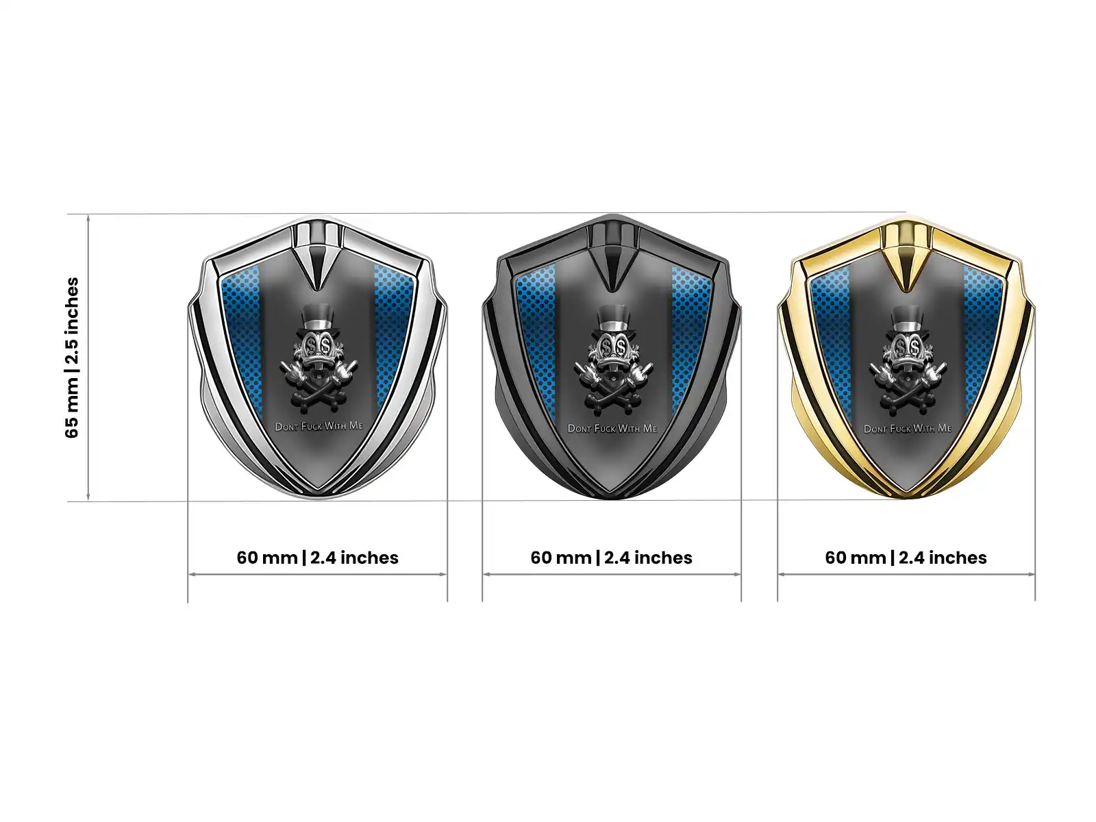 Car Logo Badges Minimal Style Universal Fit